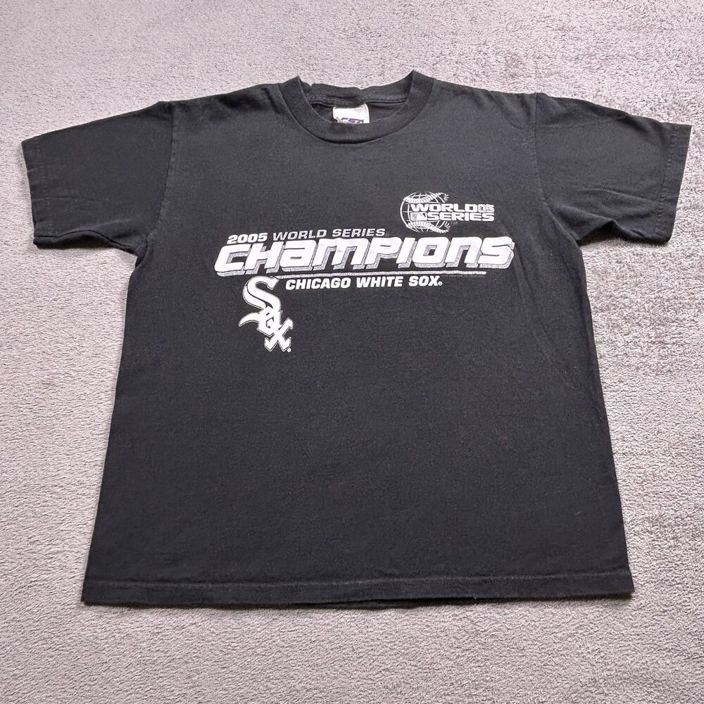 Y2K Vintage CSA Chicago White Sox 2005 World Series T-Shirt Youth 10/12 MLB